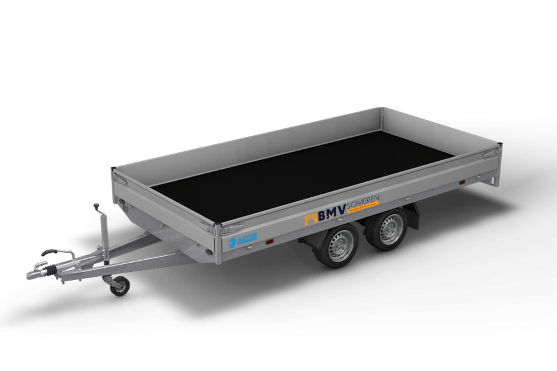 Dubbelasser 2.0 x 4.05 meter 2110 kg laadvermogen