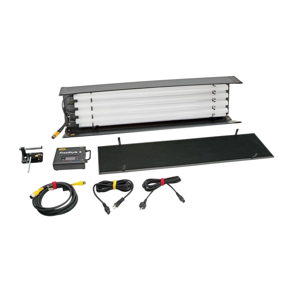 Kino Flo Freestyle T44 — vier flexibele RGB-buizen met controller