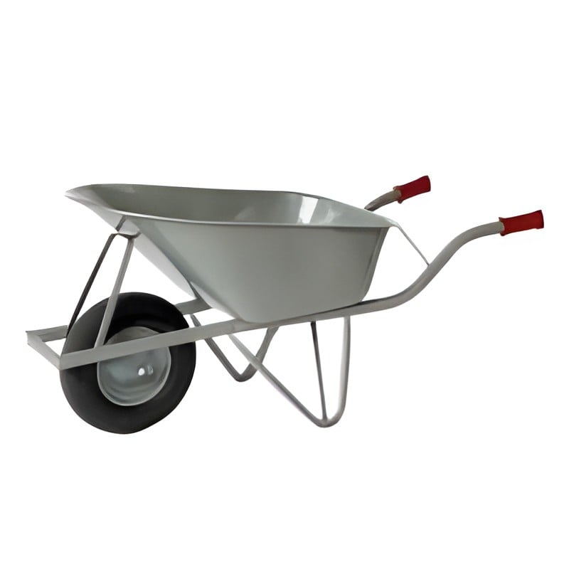 Kruiwagen met ijzeren bak