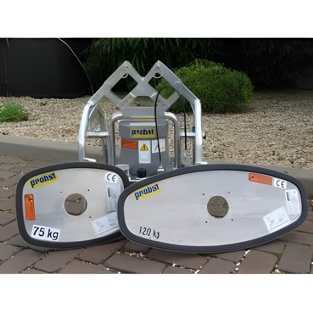 Tegelvacuumzuiger met kleine voet