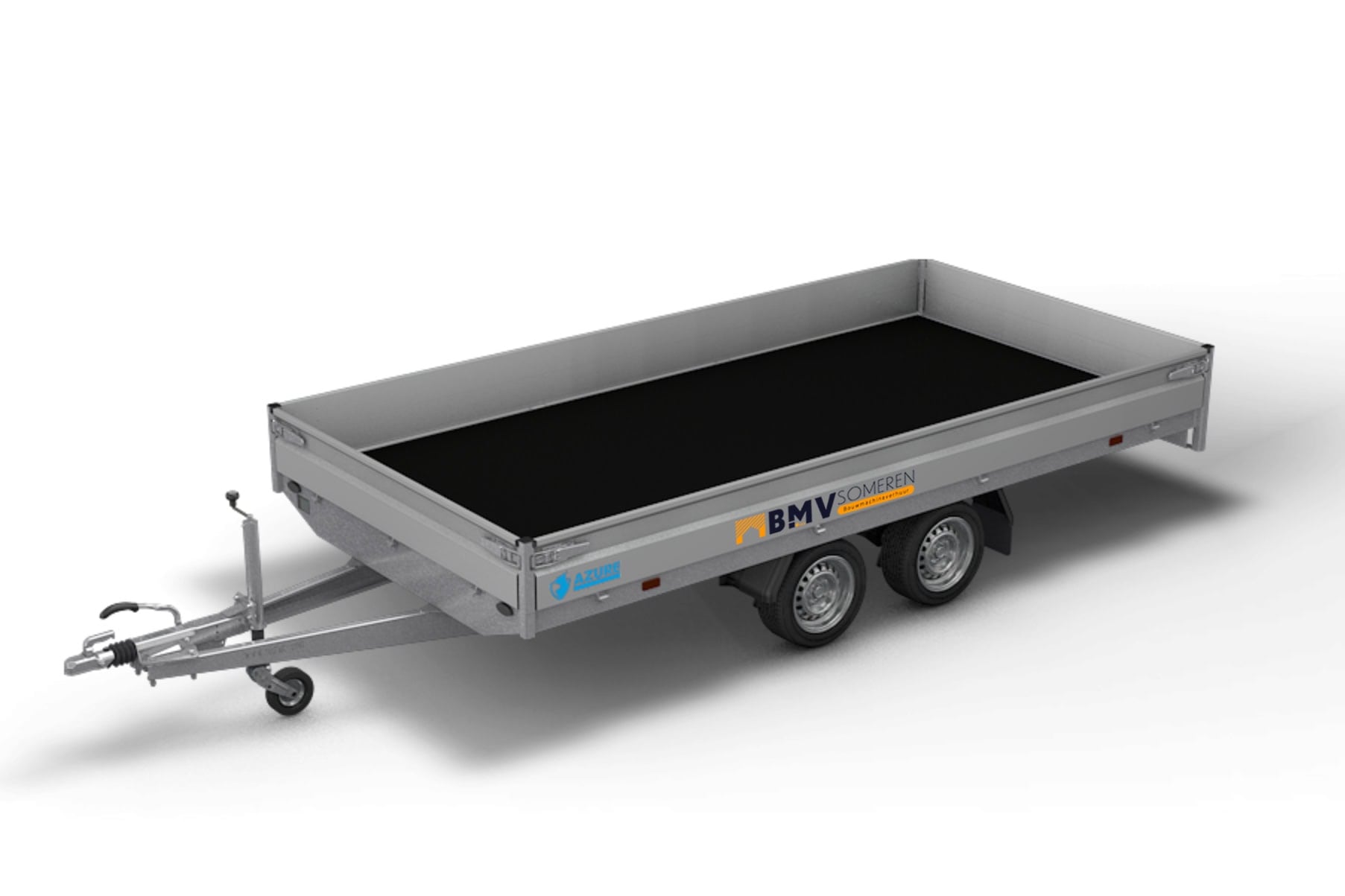 Dubbelasser 2.20 x 6.05 meter 2614 kg laadvermogen