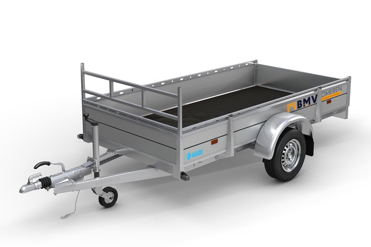 Enkelasser geremd 1.5 x 3.0 meter 1000 kg laadvermogen – foto 1
