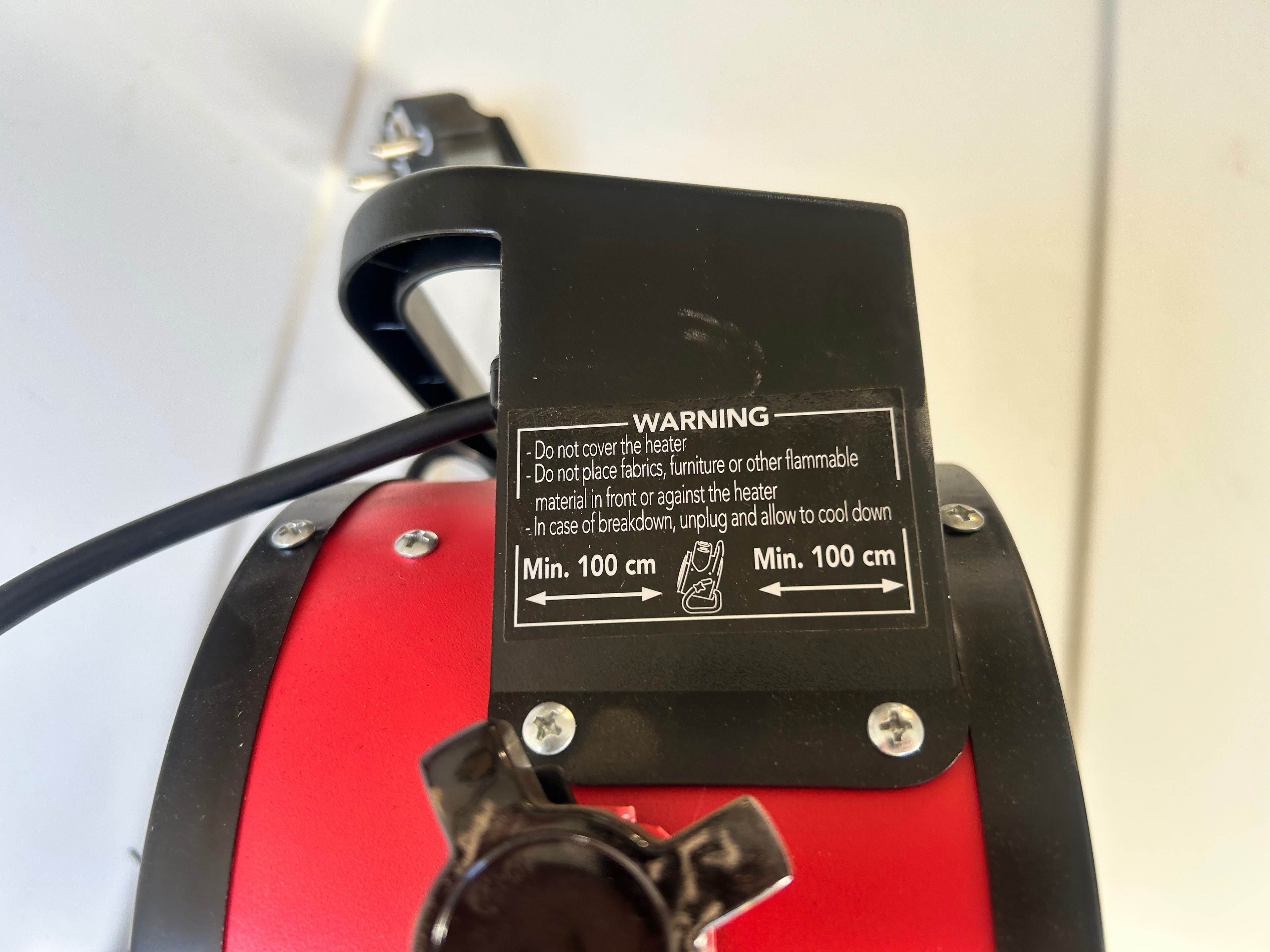 Elektrische kachel - 2000 Watt – foto 3
