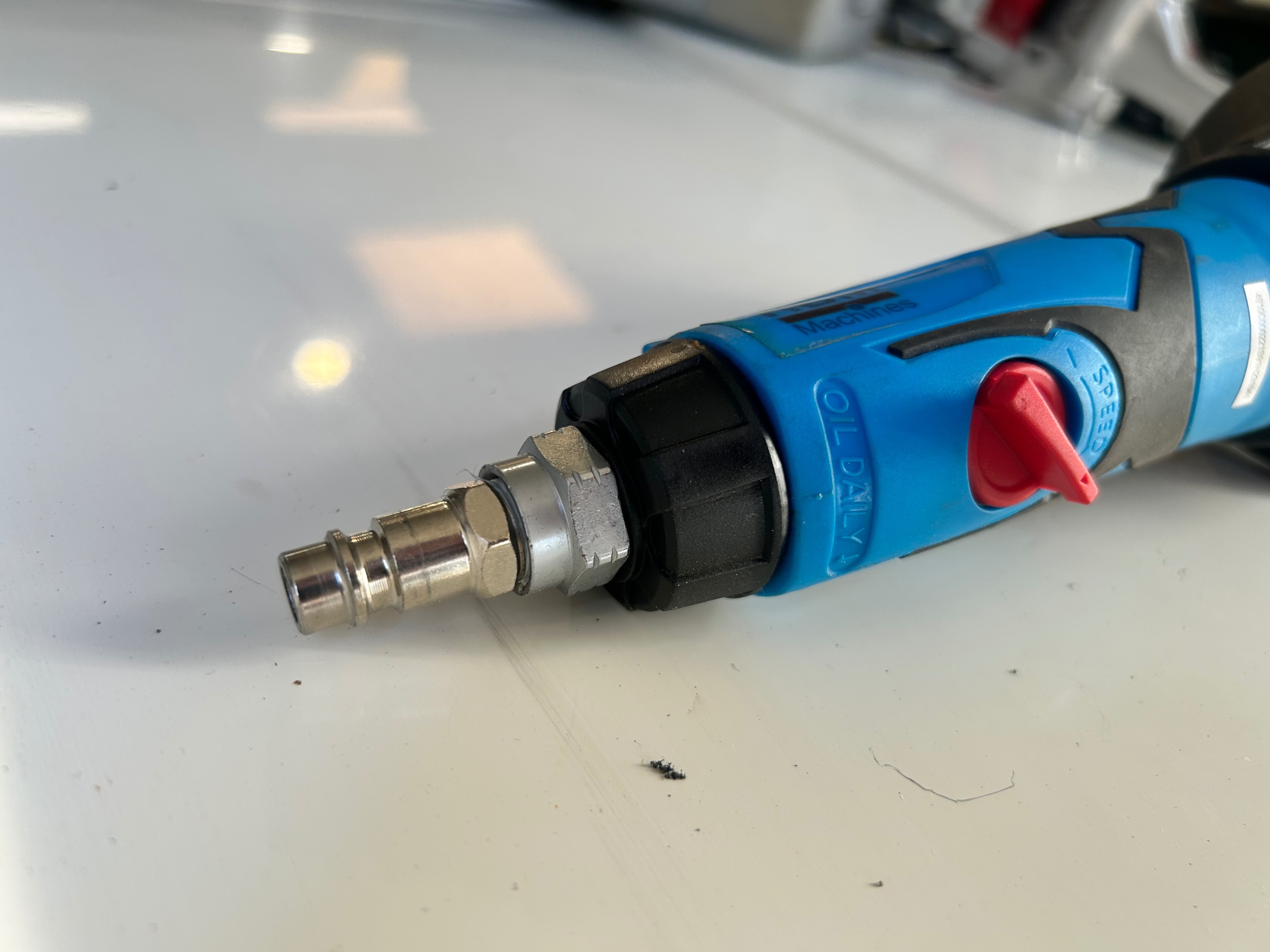 pneumatische haakse slijper / doorslijpmachine – foto 3