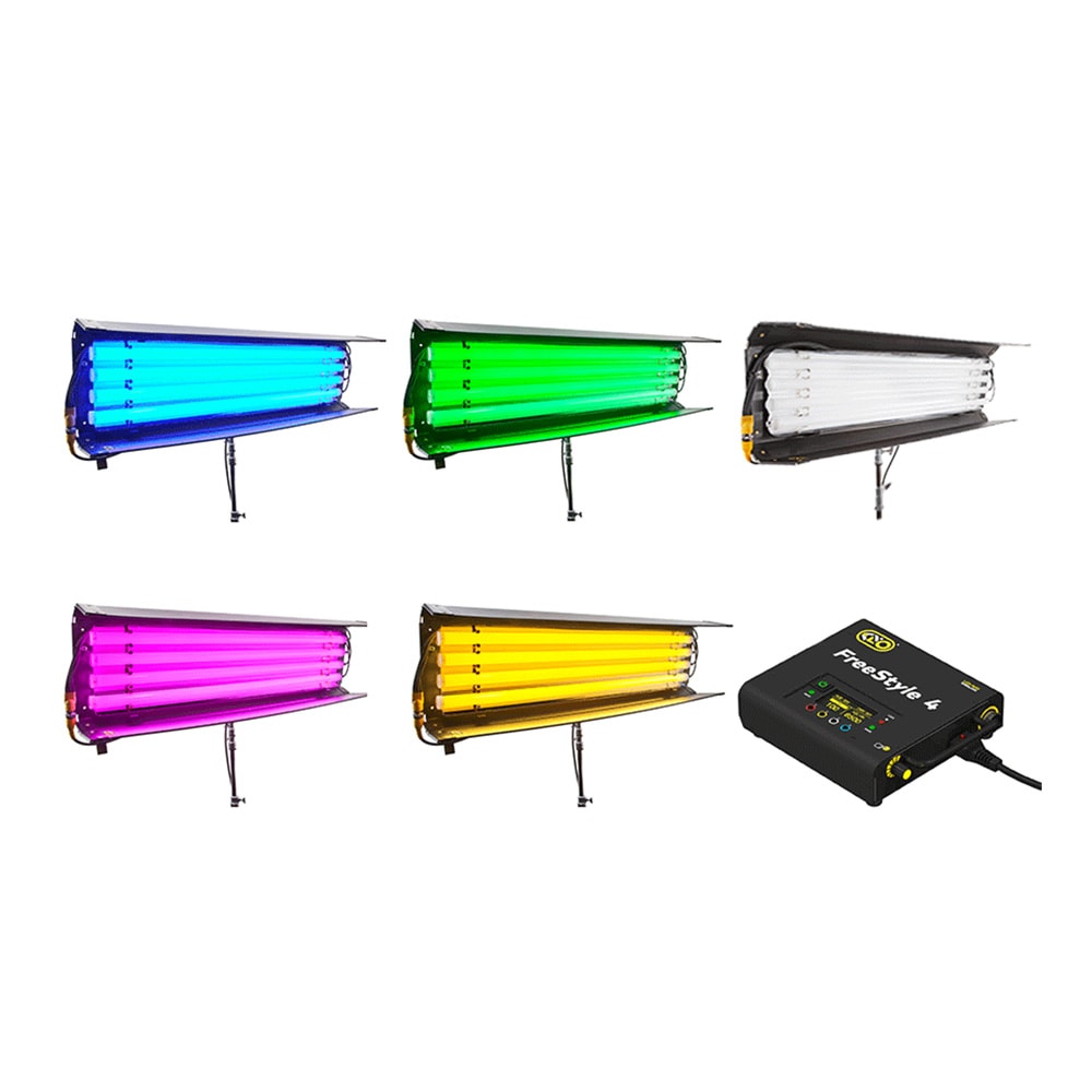 Kino Flo Freestyle T44 — vier flexibele RGB-buizen met controller – foto 2
