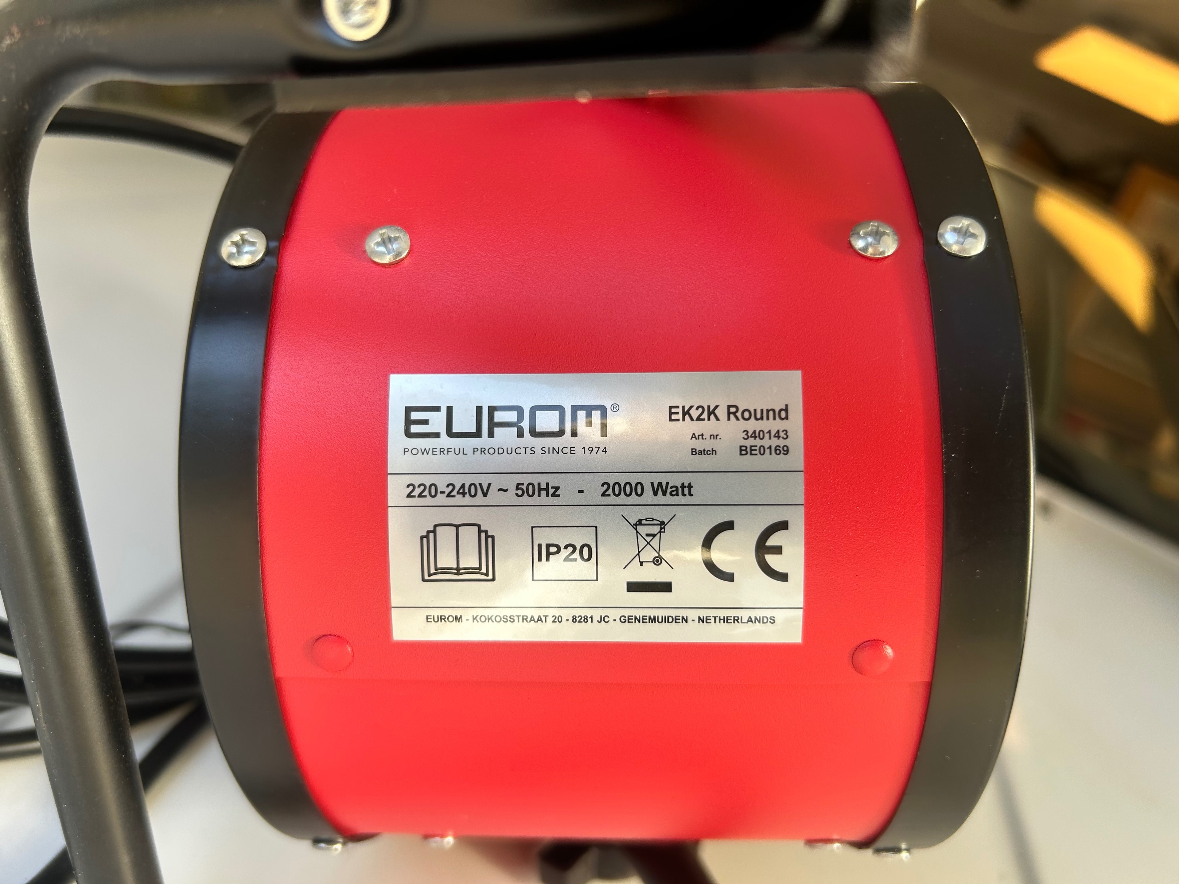 Elektrische kachel - 2000 Watt – foto 4
